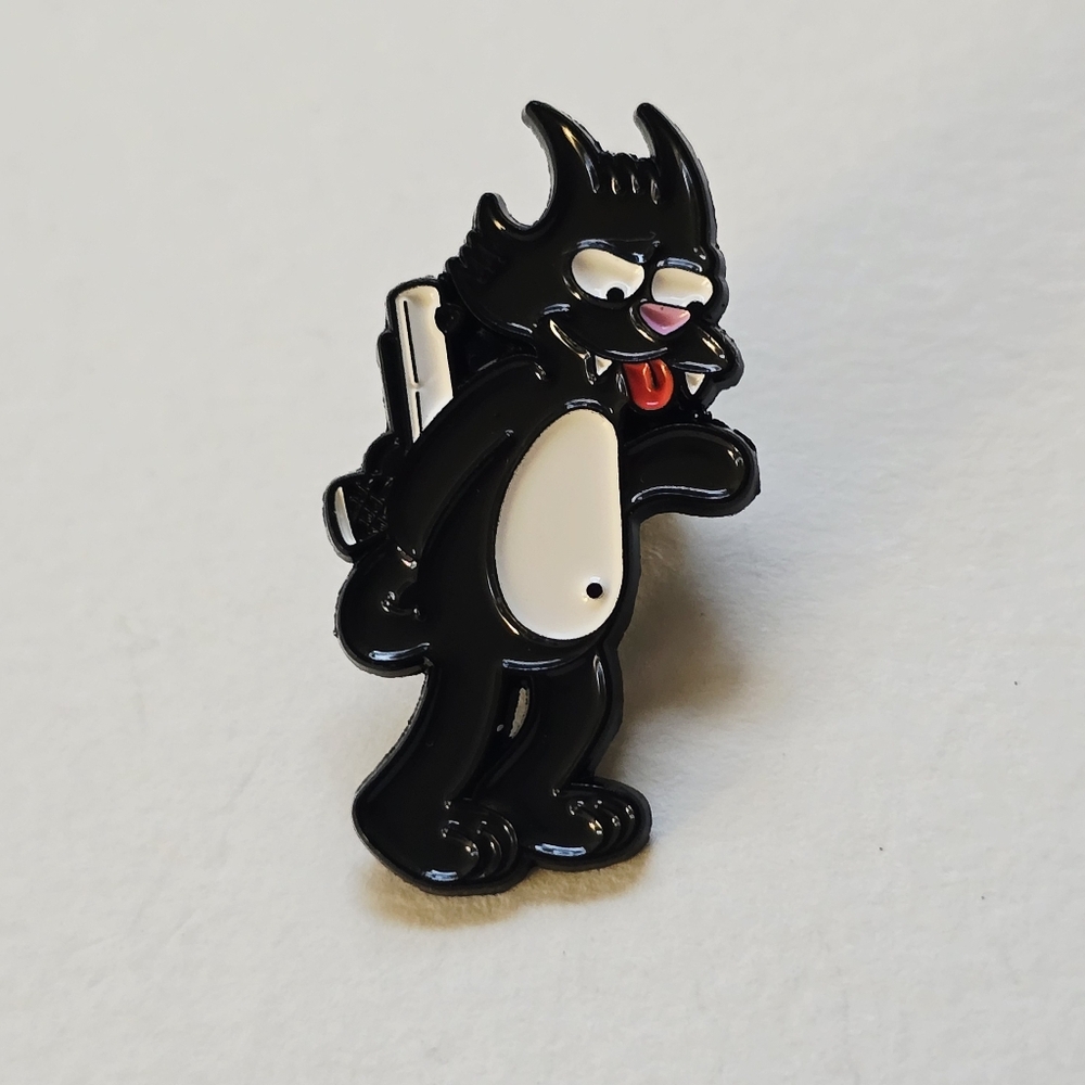 Simpsons Scratchy Cat Pin